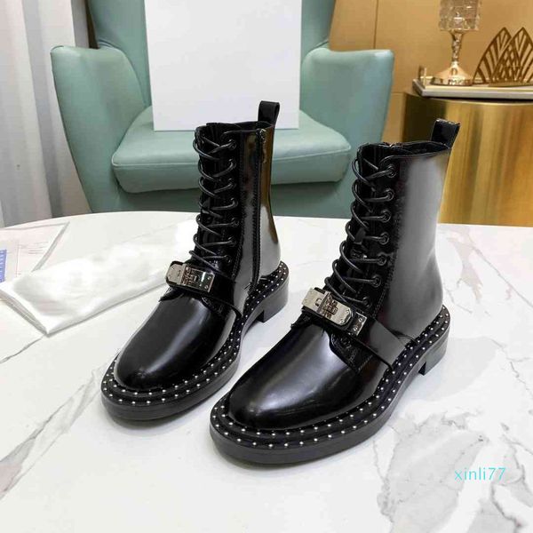designer ladies flat winter boot shoes women lock martin boots fashion lace-up open side bead ankle booties shoe size 35-41, Black
designer ladies flat winter boot shoes women lock martin boots fashion lace-up open side bead ankle booties shoe size 35-41, Black