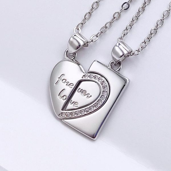 pendant necklaces fashion forever knot concentric couple necklace heart-shaped valentine's day gift copper jewelry women men gifts, Silver
pendant necklaces fashion forever knot concentric couple necklace heart-shaped valentine's day gift copper jewelry women men gifts, Silver