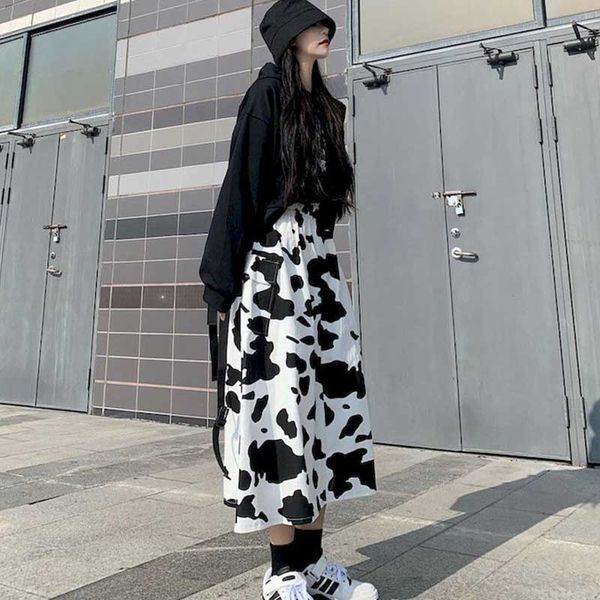 workwear skirt female autumn korean version japanese cow skirt student high waist mid-length a-line skirt 2021 new loose and, Black
workwear skirt female autumn korean version japanese cow skirt student high waist mid-length a-line skirt 2021 new loose and, Black