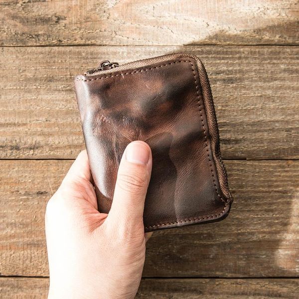 wallets original retro leather zipper wallet men mini purse first layer cowhide card holder driver's license women vertical young, Red;black
wallets original retro leather zipper wallet men mini purse first layer cowhide card holder driver's license women vertical young, Red;black
