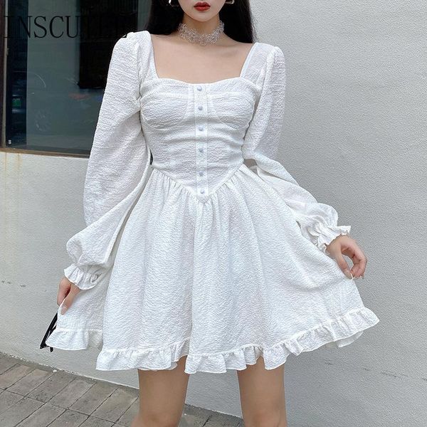 casual dresses inscutee fairy grunge elegant solid corset dress women streetwear vintage y2k square neck puff sleeve white a-line party, Black;gray
casual dresses inscutee fairy grunge elegant solid corset dress women streetwear vintage y2k square neck puff sleeve white a-line party, Black;gray