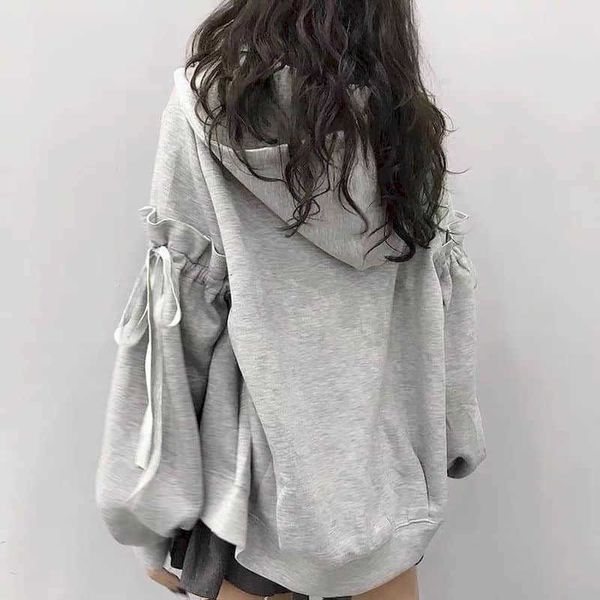 petal sleeve sweatshirt women's hooded plus velvet thick all-match clothes female students korean loose long-sleeved shirt coat 210526, Black
petal sleeve sweatshirt women's hooded plus velvet thick all-match clothes female students korean loose long-sleeved shirt coat 210526, Black