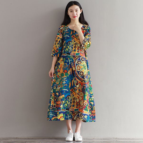 2021 cotton new linen women summer fashion vintage ethnic printing half robe femme loose plus size 1 eopc, Black;gray
2021 cotton new linen women summer fashion vintage ethnic printing half robe femme loose plus size 1 eopc, Black;gray