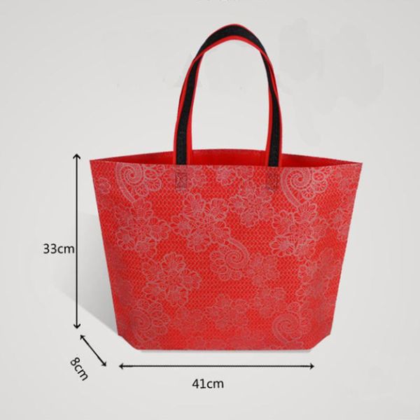 storage bags big handbags lace printed non-woven shopping bag embossing organizer packages for clothes room
storage bags big handbags lace printed non-woven shopping bag embossing organizer packages for clothes room