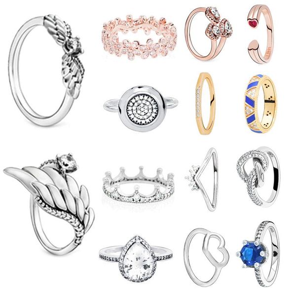 cluster rings trendy 925 sterling silver ring angel wing rose golden & clear cz for women engagement party anniversary jewelry, Golden;silver
cluster rings trendy 925 sterling silver ring angel wing rose golden & clear cz for women engagement party anniversary jewelry, Golden;silver