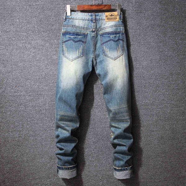 men's jeans jeans ripped vintage blue slim fit straight trousers hip hop streetwear fashion destroyed holes men denim plus size 40 n9e5
men's jeans jeans ripped vintage blue slim fit straight trousers hip hop streetwear fashion destroyed holes men denim plus size 40 n9e5