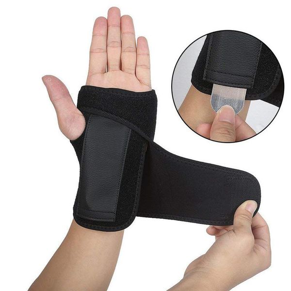 wrist support 1pc carpal tunnel hand brace useful splint sprains arthritis band belt sports safety accessories weight lifting, Black;red
wrist support 1pc carpal tunnel hand brace useful splint sprains arthritis band belt sports safety accessories weight lifting, Black;red