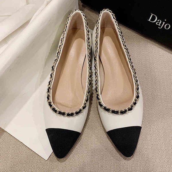 dress shoes natural cow leather flat women mix-color black white nude flats ladies real gold chain designer shoe woman size 33 aj9n
dress shoes natural cow leather flat women mix-color black white nude flats ladies real gold chain designer shoe woman size 33 aj9n