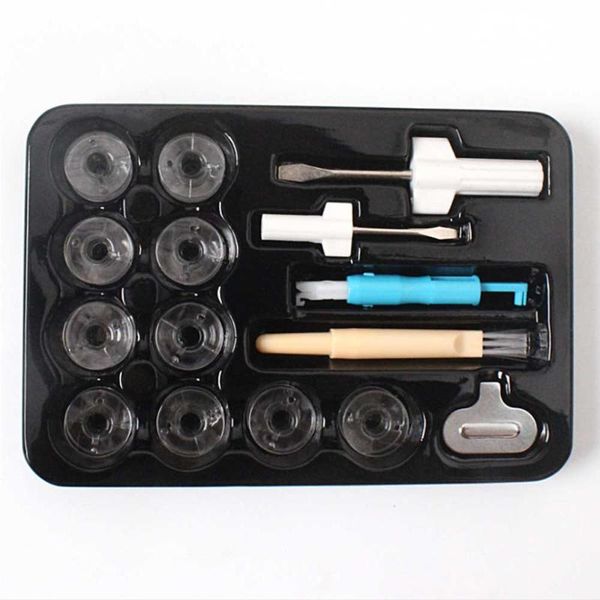 inne sewing accessory material accessories fabrics haberdashery embroidery hand tools needle threader bobbin spool 15 piece set, Black
inne sewing accessory material accessories fabrics haberdashery embroidery hand tools needle threader bobbin spool 15 piece set, Black