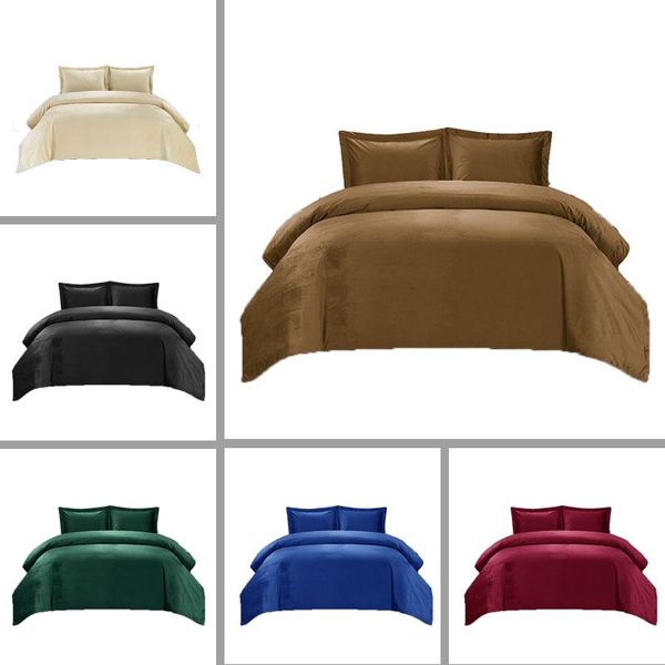 sheets & sets pure color velvet quilt cover three-piece dyed bedding soft and breathable home twin bed fitted sheet full
sheets & sets pure color velvet quilt cover three-piece dyed bedding soft and breathable home twin bed fitted sheet full