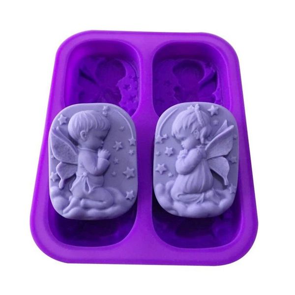 craft tools 4 hole angels prayer food-grade silicone soap mold cake angel couple handmade maker tool 3d molds diy crafts
craft tools 4 hole angels prayer food-grade silicone soap mold cake angel couple handmade maker tool 3d molds diy crafts