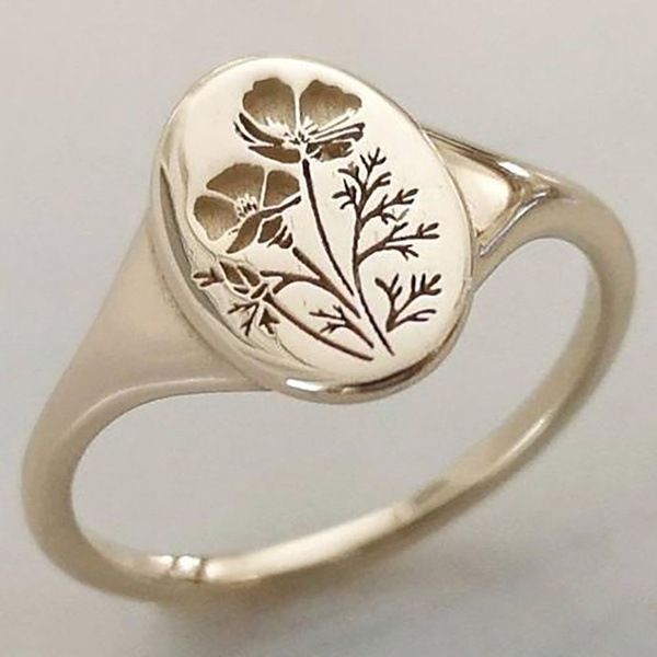 2021 ladies simple fashion carved plant flower flat wide face ring jewelry women knuckles accessories summer beach party rings, Silver
2021 ladies simple fashion carved plant flower flat wide face ring jewelry women knuckles accessories summer beach party rings, Silver