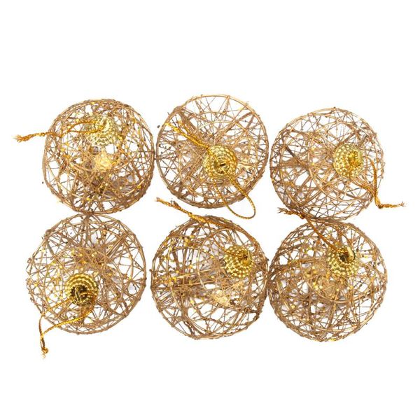 party decoration 6pcs christmas golden ball ornament xmas balls baubles hanging decorative crafts
party decoration 6pcs christmas golden ball ornament xmas balls baubles hanging decorative crafts