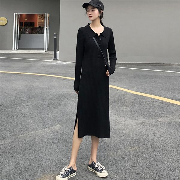 long female maxi in autumn ladies ed in doll's single collar only wind clothed in mesh uw0e, Black;gray
long female maxi in autumn ladies ed in doll's single collar only wind clothed in mesh uw0e, Black;gray