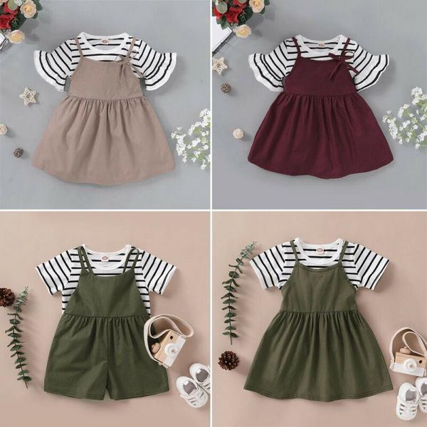 clothing sets baby & children's 1-5years summer toddler girl clothes striped t-shirt dress shorts outfits set, White
clothing sets baby & children's 1-5years summer toddler girl clothes striped t-shirt dress shorts outfits set, White