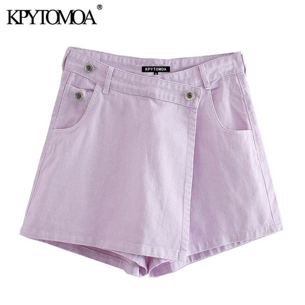 kpytomoa women chic fashion wrap style asymmetric denim shorts skirts vintage high waist side pockets female skorts mujer 210317, White;black
kpytomoa women chic fashion wrap style asymmetric denim shorts skirts vintage high waist side pockets female skorts mujer 210317, White;black