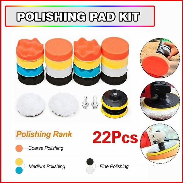 car sponge 22pcs 3 in polishing pads woolen waxing buffing pad kits m10 power tool polishing-auto drill adapter
car sponge 22pcs 3 in polishing pads woolen waxing buffing pad kits m10 power tool polishing-auto drill adapter