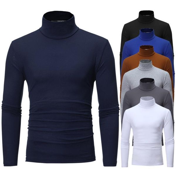 men's t-shirts 2021 solid color turtleneck t shirts male slim fit long sleeve black white men tshirt sweaters m-3xl, White;black
men's t-shirts 2021 solid color turtleneck t shirts male slim fit long sleeve black white men tshirt sweaters m-3xl, White;black