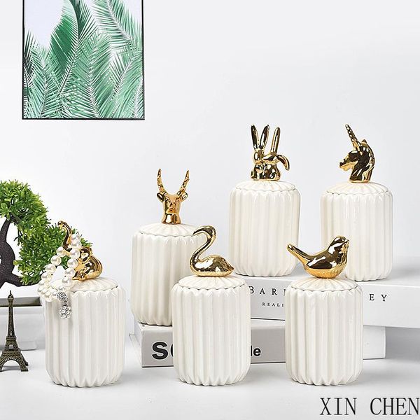 storage bottles & jars nordic creative ceramic sealed jar crafts box tank plating home furnishing gift
storage bottles & jars nordic creative ceramic sealed jar crafts box tank plating home furnishing gift