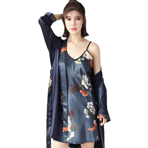 women's sleepwear 2pcs women silk floral kimono robe lingerie set wedding party bridesmaid satin nightgown bathrobe, Black;red
women's sleepwear 2pcs women silk floral kimono robe lingerie set wedding party bridesmaid satin nightgown bathrobe, Black;red