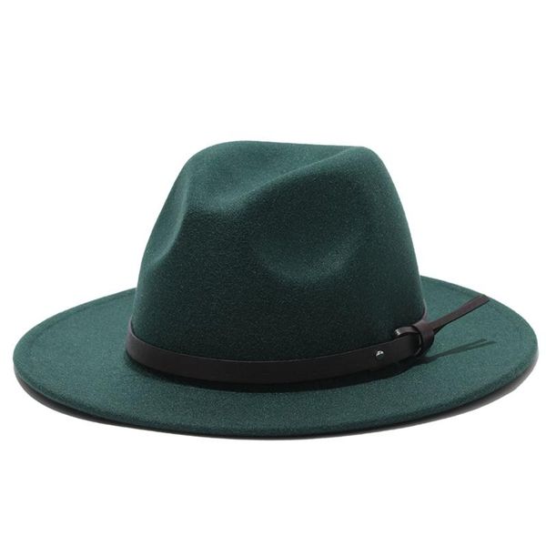 wide brim hats 2021 autumn winter wool men's fedoras women's felt hat ladies sombrero jazz male bowler panama outdoor vintage top, Blue;gray
wide brim hats 2021 autumn winter wool men's fedoras women's felt hat ladies sombrero jazz male bowler panama outdoor vintage top, Blue;gray