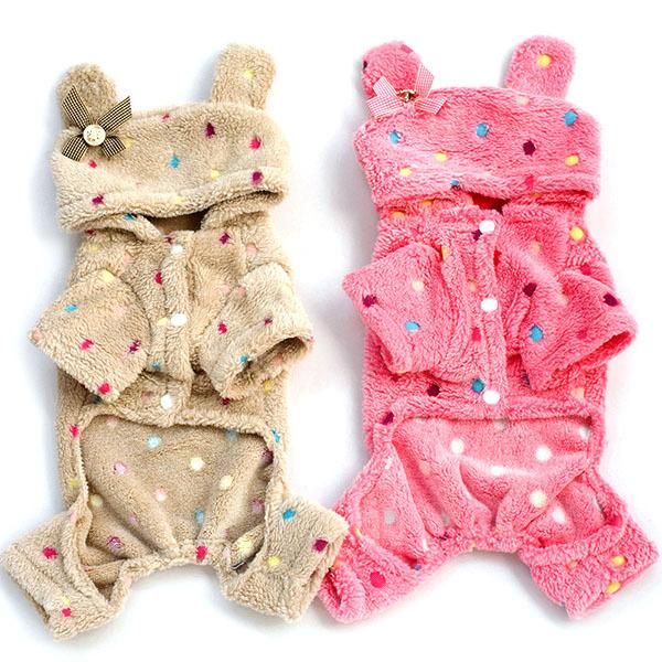 dog apparel ly autumn/winter cute pet soft warm pajamas coat polka dot puppy hoodie clothes jumpsuit
dog apparel ly autumn/winter cute pet soft warm pajamas coat polka dot puppy hoodie clothes jumpsuit