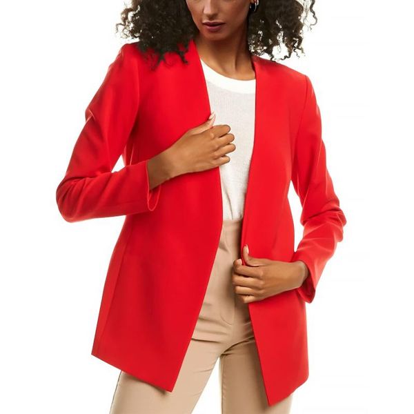 women's suits & blazers autumn winter clothes fashion cardigan suit solid coat v neck blazer casual female office lady red, White;black
women's suits & blazers autumn winter clothes fashion cardigan suit solid coat v neck blazer casual female office lady red, White;black