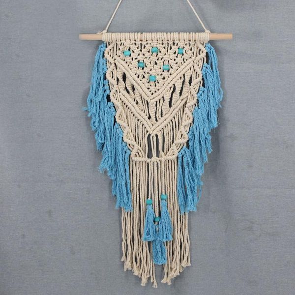 tapestries fashion lake blue wall hanging tapestry geometric boho hand woven apartment living room decoration 45x75cm
tapestries fashion lake blue wall hanging tapestry geometric boho hand woven apartment living room decoration 45x75cm