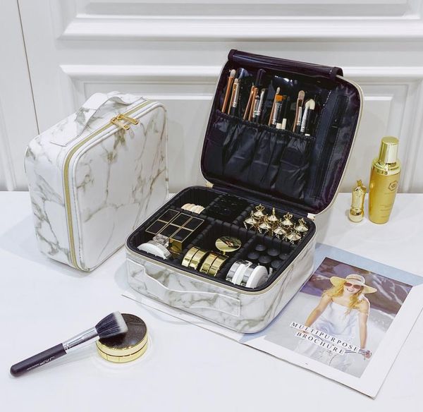 cosmetic bags & cases 2021 marble pattern pu material bag large capacity fashion travel tattoo makeup case
cosmetic bags & cases 2021 marble pattern pu material bag large capacity fashion travel tattoo makeup case