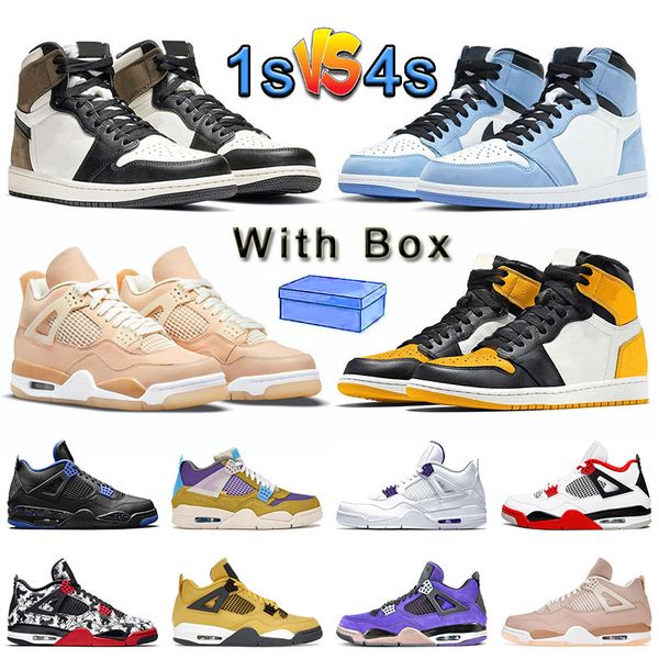 with box university blue 1s basketball shoes authentic jumpman 1 4 4s outdoor sports sneaker designer dark mocha chocolate yellow toe shimme
with box university blue 1s basketball shoes authentic jumpman 1 4 4s outdoor sports sneaker designer dark mocha chocolate yellow toe shimme