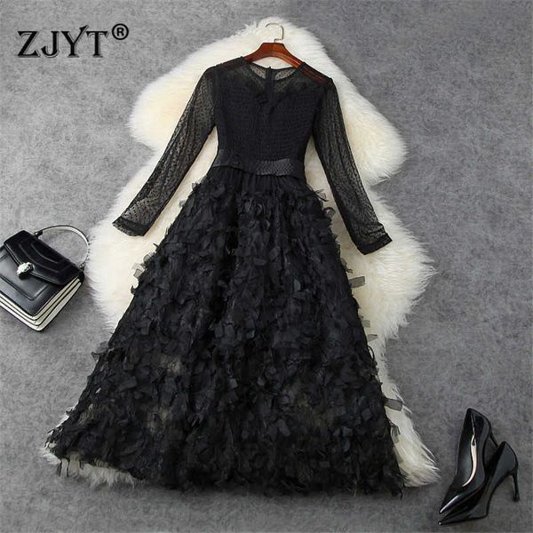 women elegant designer celebrity party dresses black lace festa spring clothes evening mesh robe femme vestido 210601, Black;gray
women elegant designer celebrity party dresses black lace festa spring clothes evening mesh robe femme vestido 210601, Black;gray