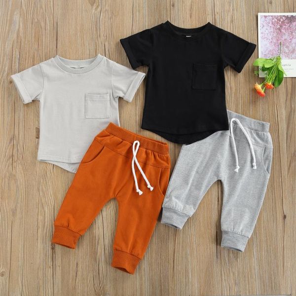 clothing sets toddler baby boys girls summer 2pcs casaul clothings set short sleeve + trousers casual with pocket elastic waist outwear suit, White
clothing sets toddler baby boys girls summer 2pcs casaul clothings set short sleeve + trousers casual with pocket elastic waist outwear suit, White