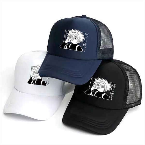 harajuku hunter x mesh baseball cap adjustable snapback hats for women men hip hop anime trucker streetwear, Blue;gray
harajuku hunter x mesh baseball cap adjustable snapback hats for women men hip hop anime trucker streetwear, Blue;gray