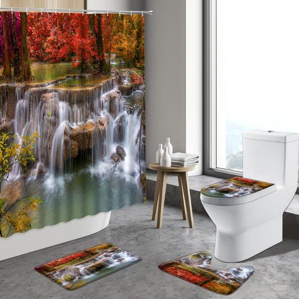 shower curtains autumn forest waterfall curtain natural view landscape scenery bathroom decor set toilet rug indoor bath mat
shower curtains autumn forest waterfall curtain natural view landscape scenery bathroom decor set toilet rug indoor bath mat