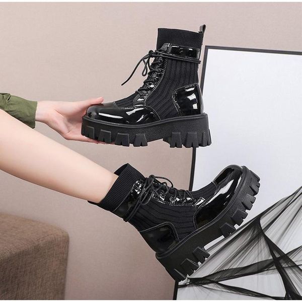 boots real soft leather nude women's british style autumn and winter casual shoes short women fashion rb159, Black 
boots real soft leather nude women's british style autumn and winter casual shoes short women fashion rb159, Black