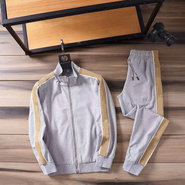 men tracksuit two pieces sets jackets long sleeves and pants with letters embroidery fashion style spring autumn outwear sports set jacket, Gray
men tracksuit two pieces sets jackets long sleeves and pants with letters embroidery fashion style spring autumn outwear sports set jacket, Gray