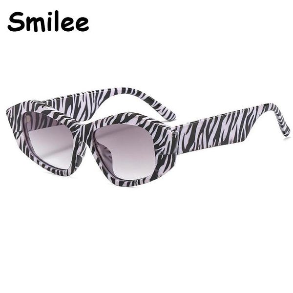 sunglasses 2021 fashion brindle cat eye women unique brand design irregular small frame personality sun glasses uv400 clear, White;black 
sunglasses 2021 fashion brindle cat eye women unique brand design irregular small frame personality sun glasses uv400 clear, White;black