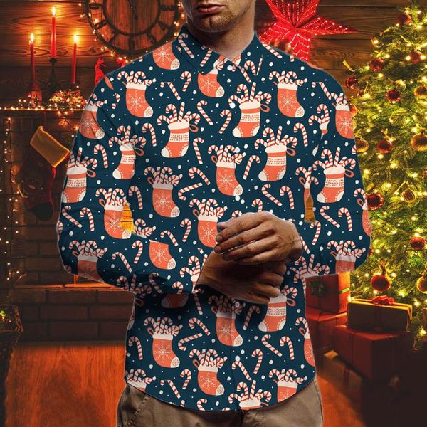 men's casual shirts men long sleeve shirt christmas banquet holiday printed fashion cartoon free, White;black
men's casual shirts men long sleeve shirt christmas banquet holiday printed fashion cartoon free, White;black