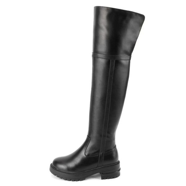 real leather women over knee boots warm fur winter shoes woman plush fashion platform zip long boot footwear size 34-40, Black
real leather women over knee boots warm fur winter shoes woman plush fashion platform zip long boot footwear size 34-40, Black