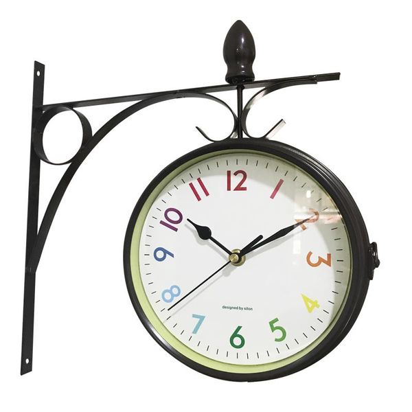 wall clocks retro hanging clock creative double sided outdoor garden rustic art wrought iron duvar saati home decor ea50zb
wall clocks retro hanging clock creative double sided outdoor garden rustic art wrought iron duvar saati home decor ea50zb