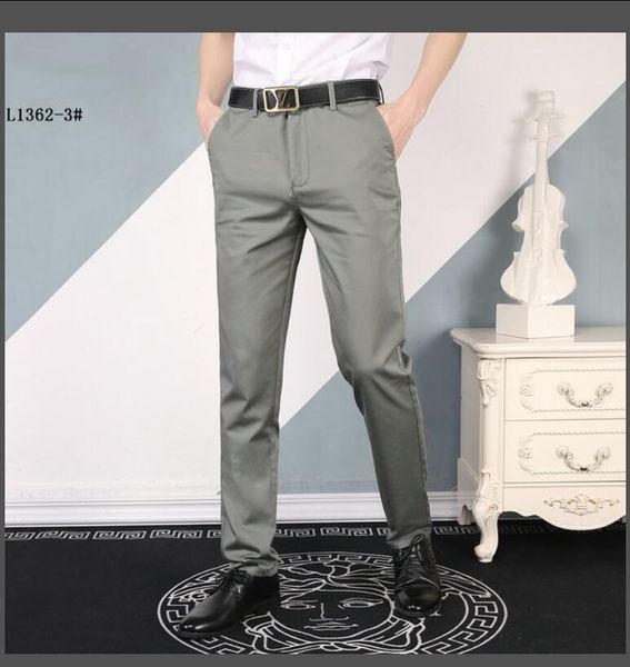 casual slim fit mens dress pants streetwear full length suit pants men 34 gentlemen office trousers men all match size 29-42, Black
casual slim fit mens dress pants streetwear full length suit pants men 34 gentlemen office trousers men all match size 29-42, Black