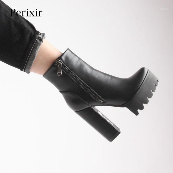 boots perixir ultra high heels shoes woman female round toe thick heel platform ankle women's zipper in winter1, Black
boots perixir ultra high heels shoes woman female round toe thick heel platform ankle women's zipper in winter1, Black