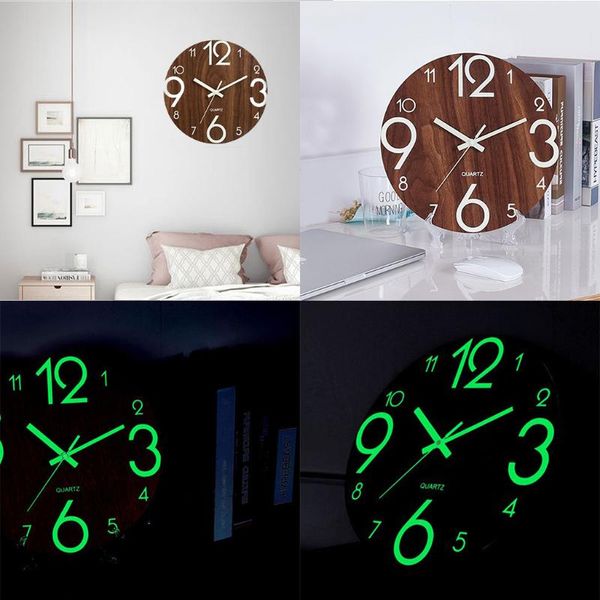 wall clocks 30cm luminous silent wooden clock glow in the dark non-ticking living room bedroom table with stand
wall clocks 30cm luminous silent wooden clock glow in the dark non-ticking living room bedroom table with stand