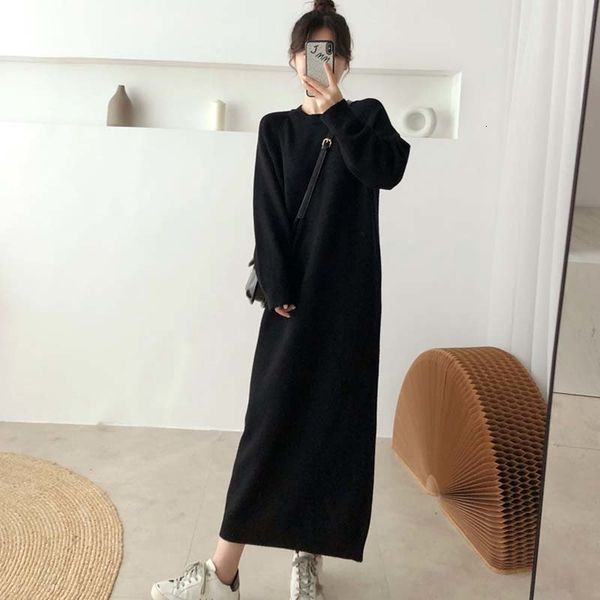 play midi winter dress knit sewing gown elegant cork long lady femme d5on, Black;gray
play midi winter dress knit sewing gown elegant cork long lady femme d5on, Black;gray