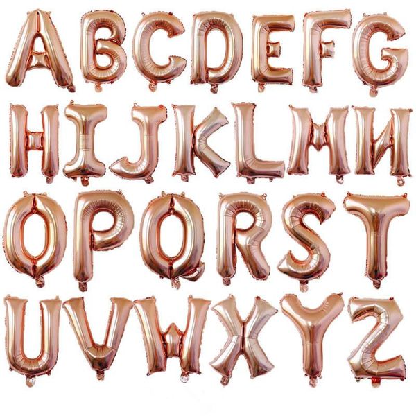 party decoration 1pcs 16 inch aluminum foil letter balloon birthday wedding rose gold film balloons globos metalicos
party decoration 1pcs 16 inch aluminum foil letter balloon birthday wedding rose gold film balloons globos metalicos