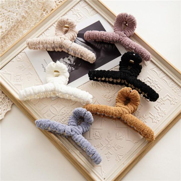 hair accessories korean flannel big claw for women fashion solid color cross crab clip girls acrylic hairpins headwear, Slivery;white
hair accessories korean flannel big claw for women fashion solid color cross crab clip girls acrylic hairpins headwear, Slivery;white