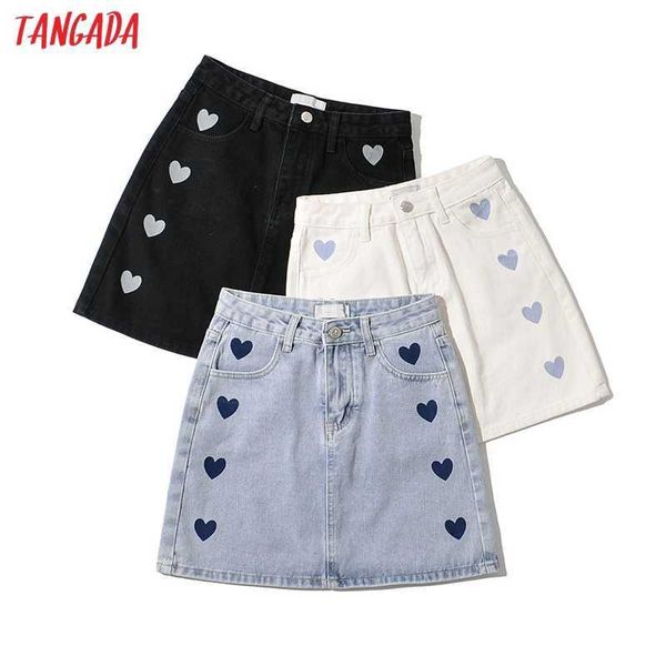 tangada women heart print skirts faldas mujer zipper french style female mini skirt pp20 210609, Black
tangada women heart print skirts faldas mujer zipper french style female mini skirt pp20 210609, Black