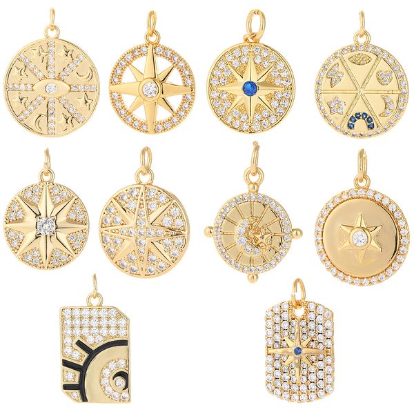 sun moon star charms for jewelry making gold polaris charm pendant diy design charms for earrings necklace bracelet copper cz, Bronze;silver
sun moon star charms for jewelry making gold polaris charm pendant diy design charms for earrings necklace bracelet copper cz, Bronze;silver