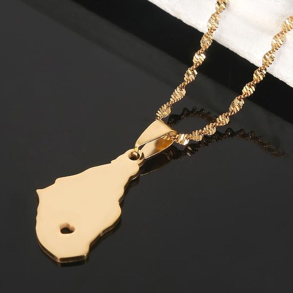 pendant necklaces stainless steel montserrat island map for women girls heart jewelry, Silver
pendant necklaces stainless steel montserrat island map for women girls heart jewelry, Silver