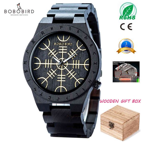 handmade bobo bird wooden watches man women runic circle watch with golden helm of awe or vegvisir quartz wristwatch male, Silver
handmade bobo bird wooden watches man women runic circle watch with golden helm of awe or vegvisir quartz wristwatch male, Silver